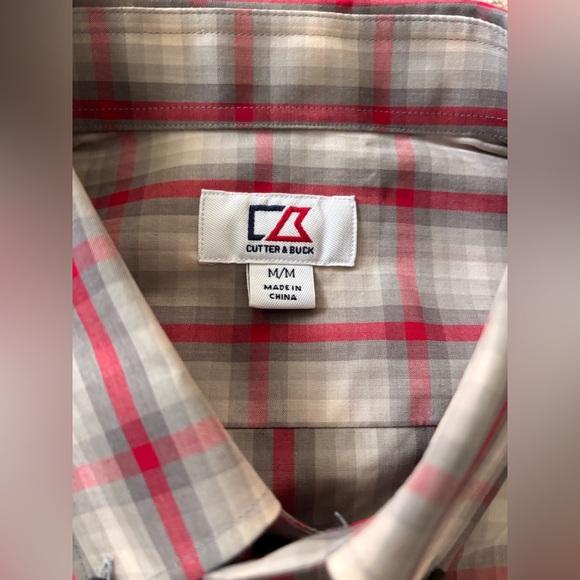 Cutter & Buck Mens Medium Button Down shirt Alabama Crimson Tide roll tide - Picture 3 of 5